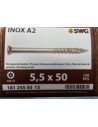 Visse Inoxydable  A2 5,5x50