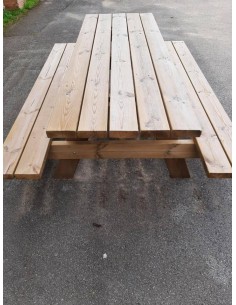 Table pique nique 2,1m 2