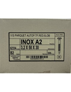 Visse Inoxydable  A2 3,2x50x30